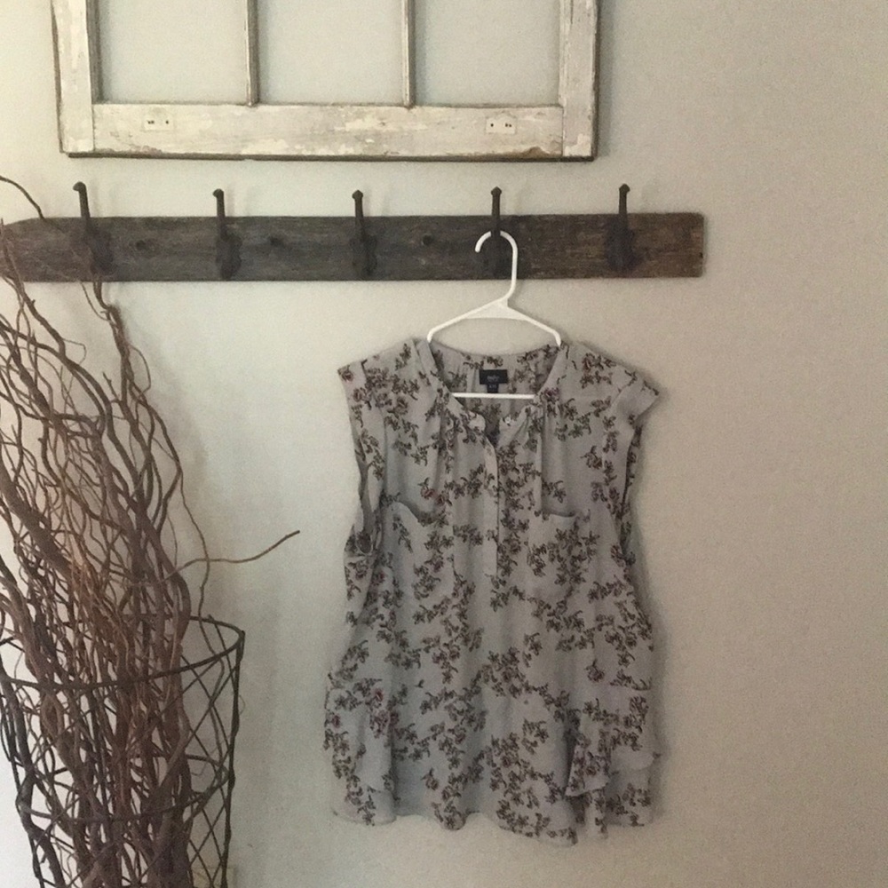 Mossimo Printed Blouse,
